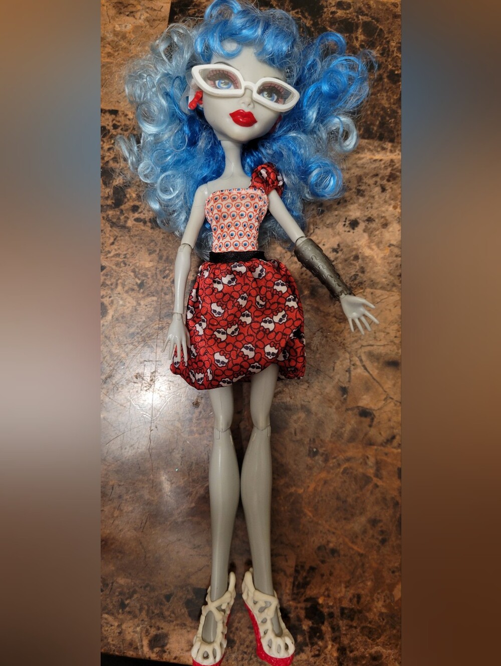 G1 Monster High Dot Dead Gorgeous Ghoulia Yelps Only Displayef